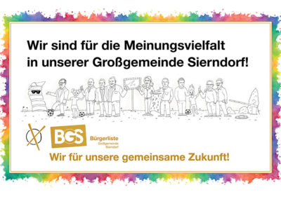 Kampagne für BGS Bürgerliste Ggm Sierndorf