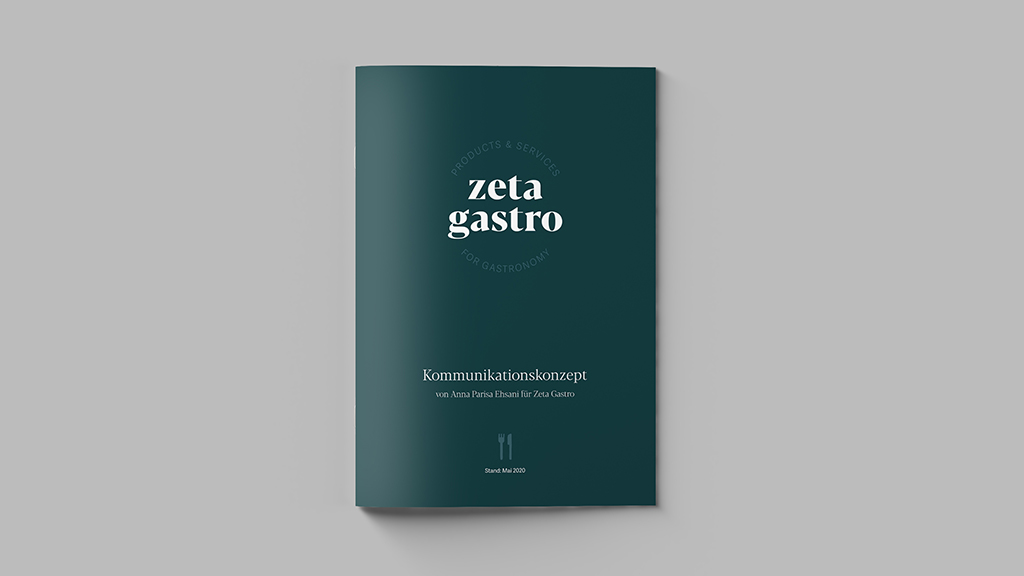 Konzept für Kommunikation und UX von Zeta Gastro